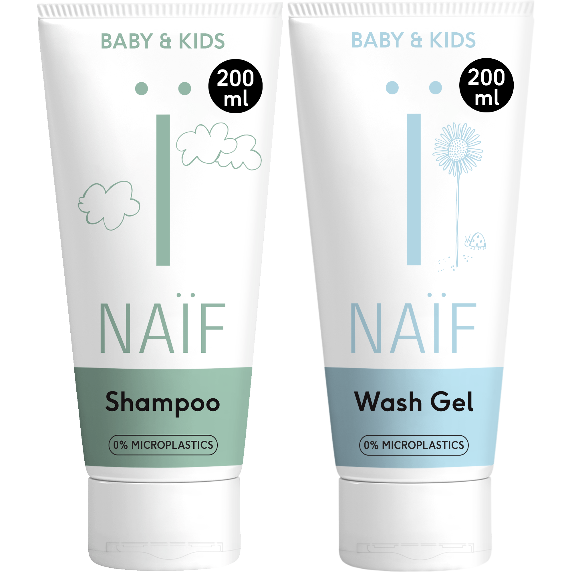 Shampoo & Wash Gel Duo for Baby & Kids