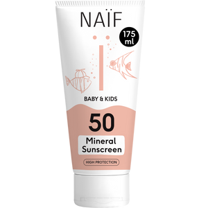 Naïf Mineral Sunscreen for Baby & Kids SPF50 175ML