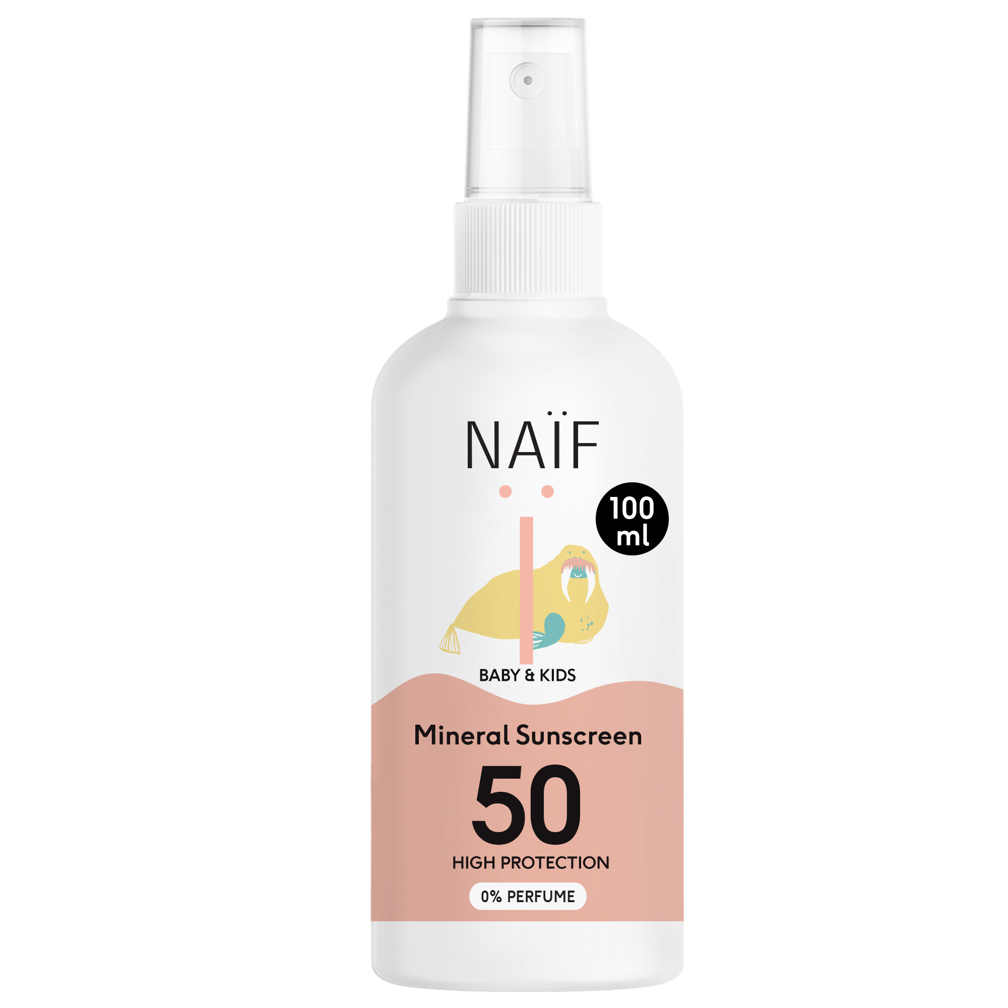Mineral Sunscreen Spray SPF50 Fragrance Free 100 ml