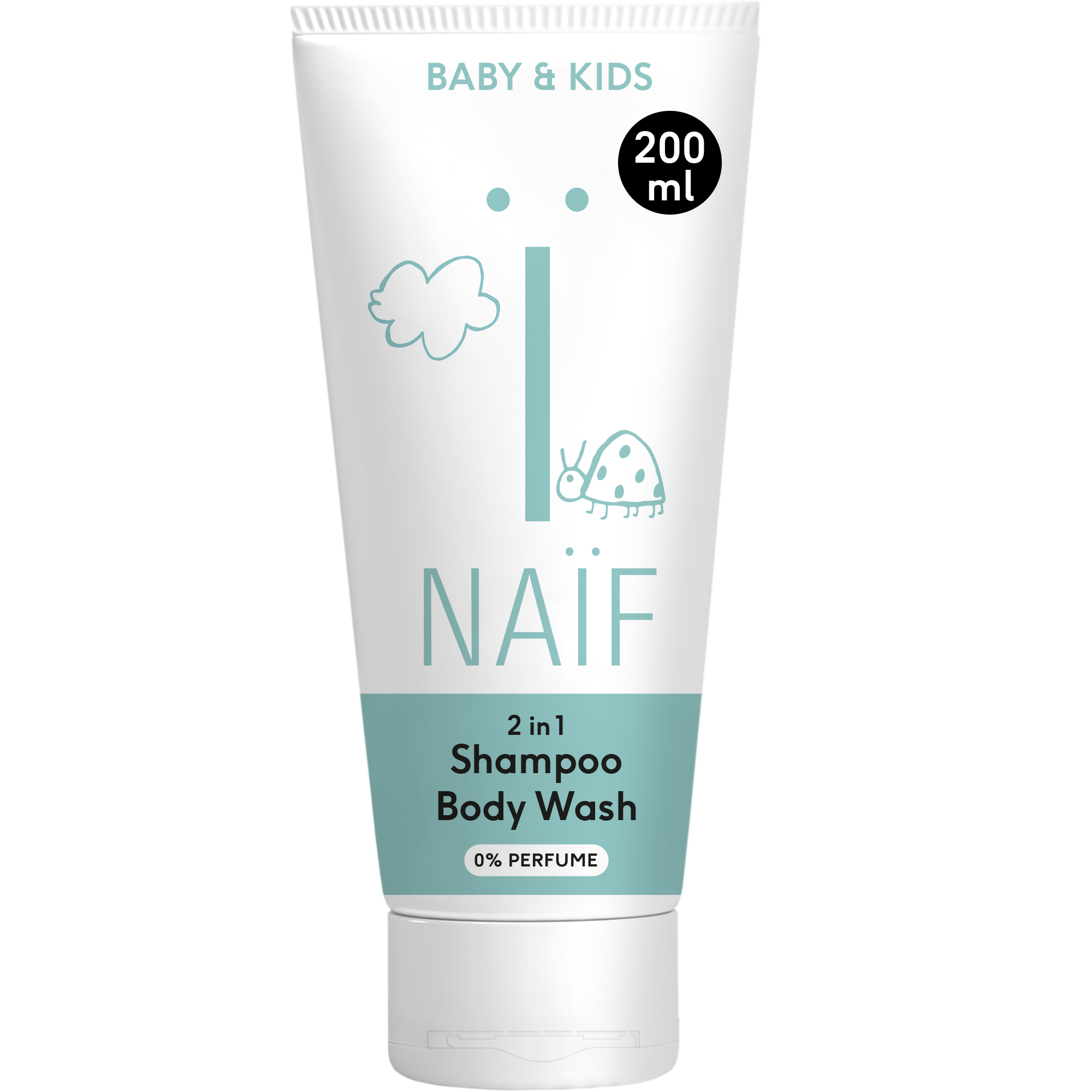 2-in-1 Shampoo & Body Wash for Baby & Kids 200ml 0% Perfume