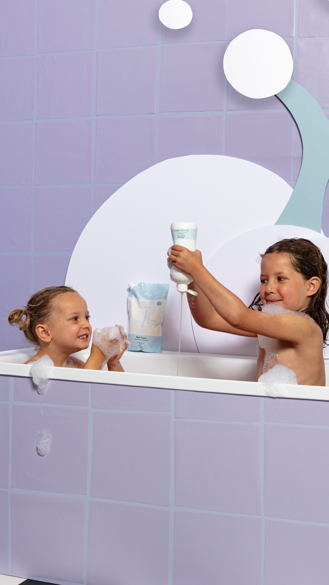 Relaxing Bath Foam for Baby & Kids