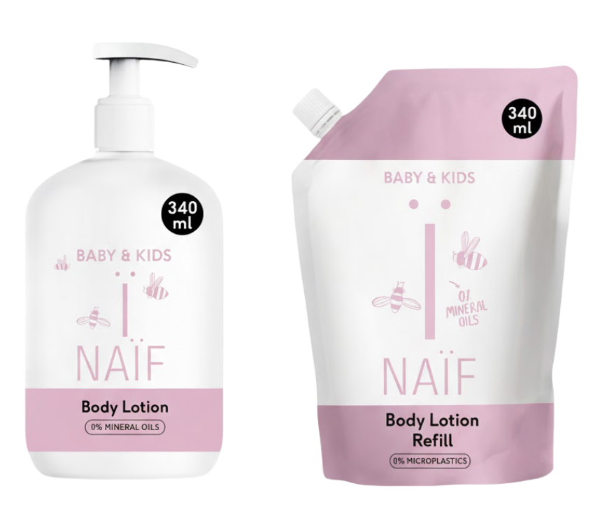 Value Set Soothing Body Lotion Pump & Refill Pack for Baby & Kids 340 ml