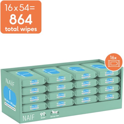 Plastikfreie Feuchttücher für Baby & Kind 16er Pack