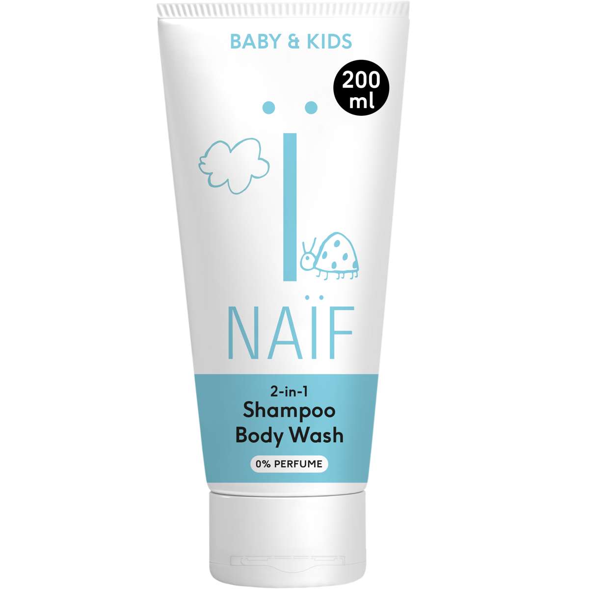 2 in 1 Shampoo en Body Wash Baby & Kids 200ml