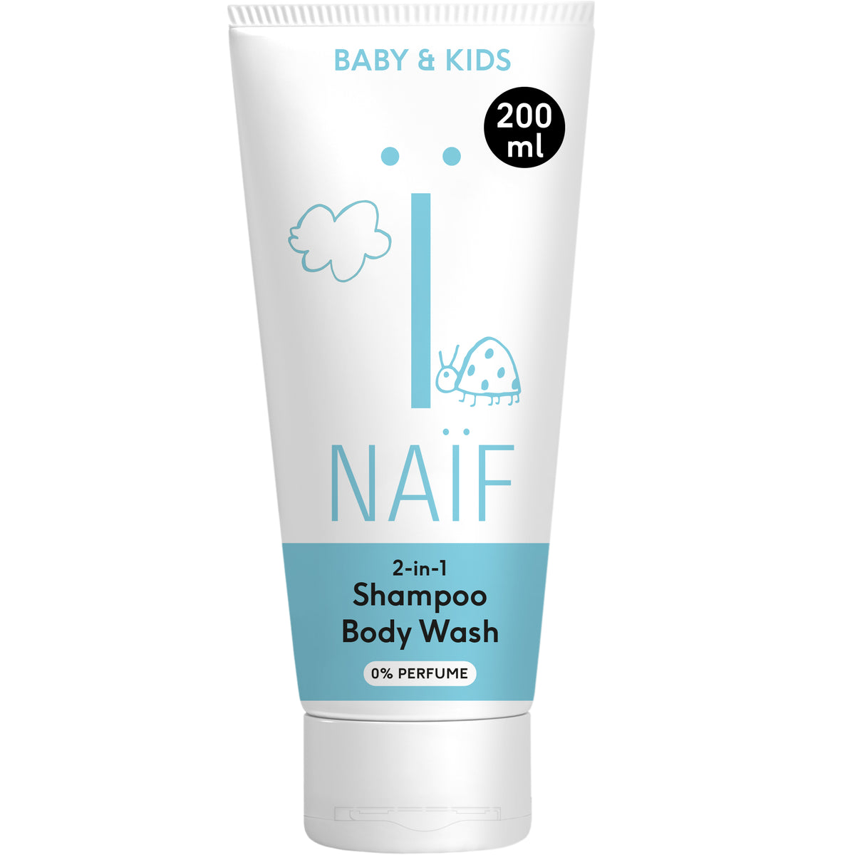 2 in 1 Shampoo en Body Wash Baby & Kids 200ml