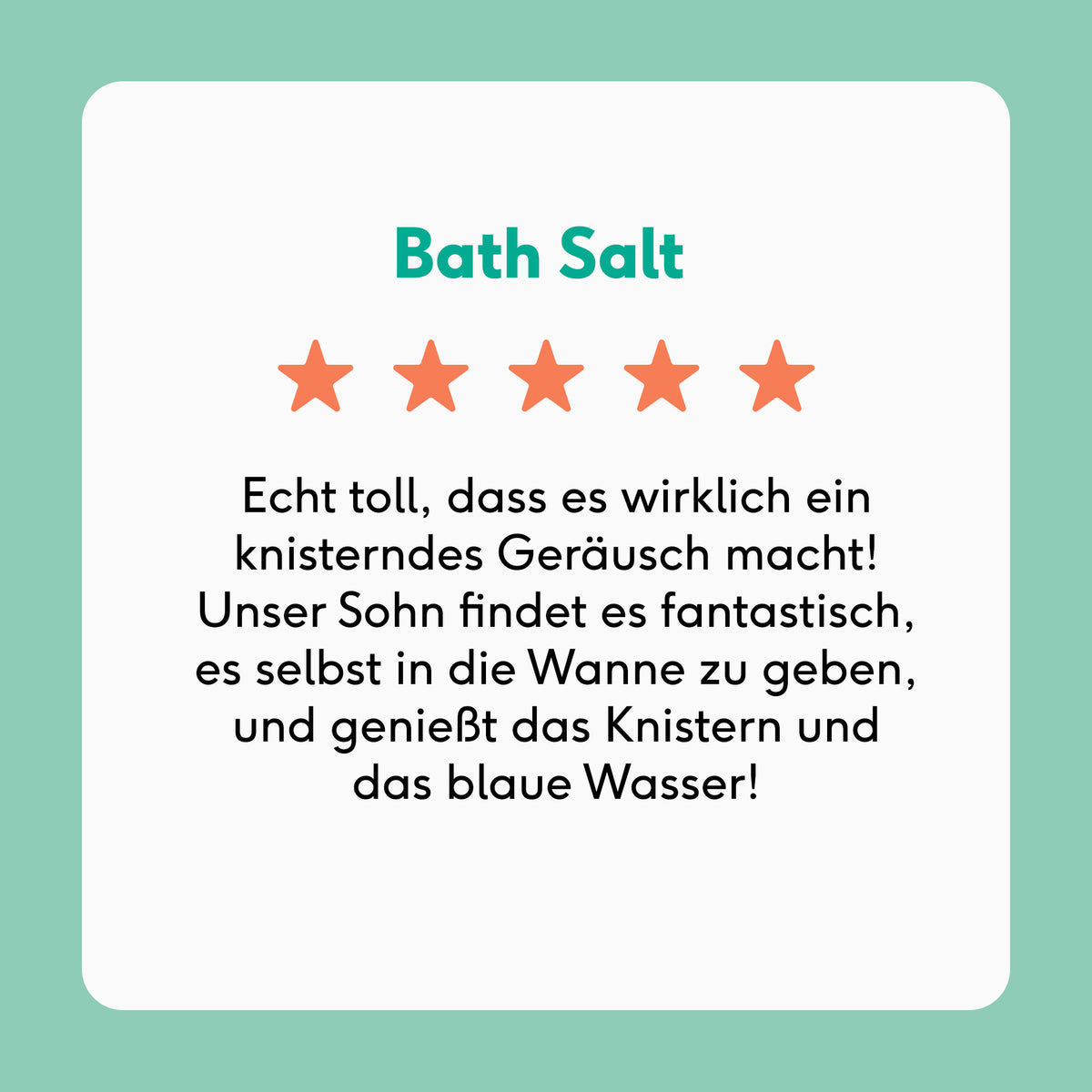Badesalz für Kinder (40g)