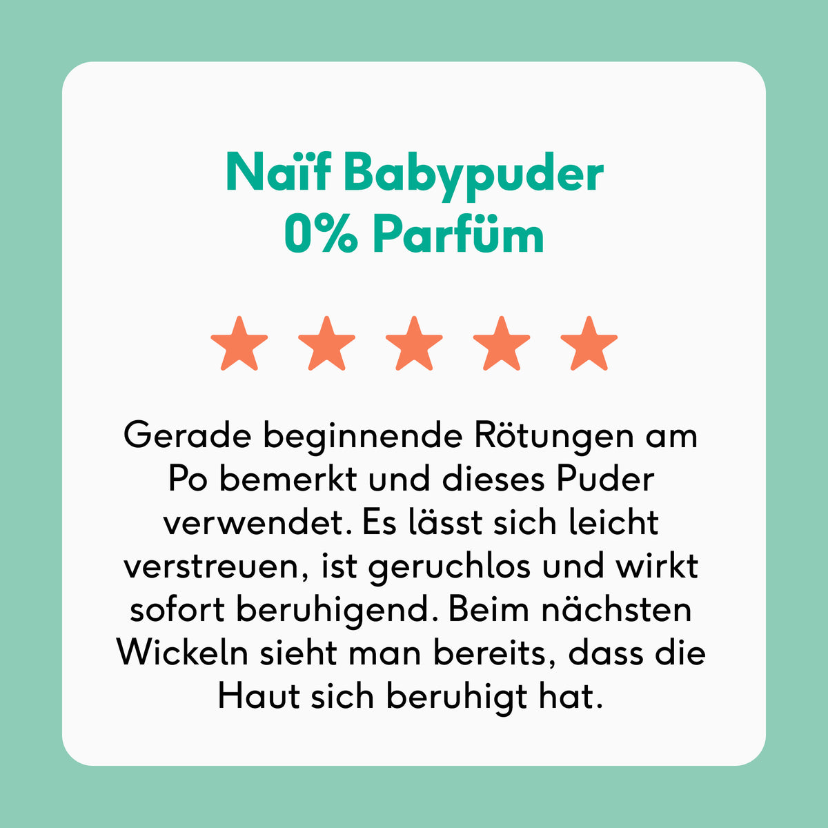 Babypuder Nachfüllpackung für Babys & Kinder (80gr)