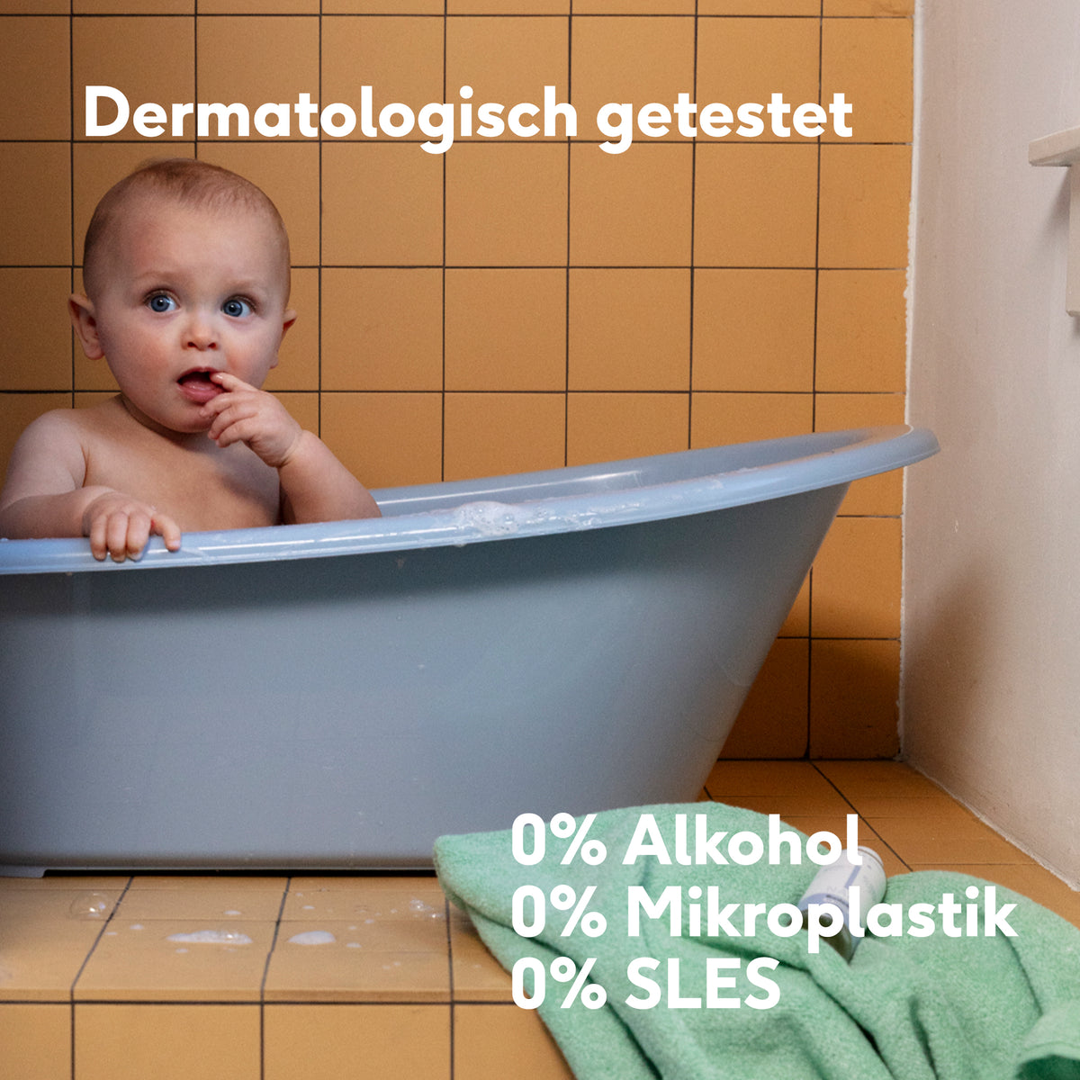 2 in 1 Shampoo & Duschgel für Babys & Kinder (0% Parfüm, 500ml)