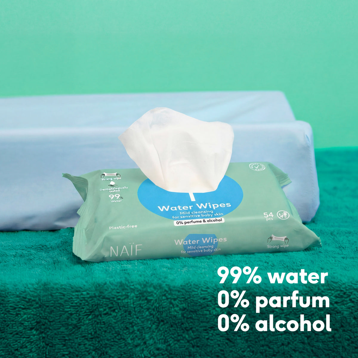 Water Wipes Baby sterk & mild 24 pack