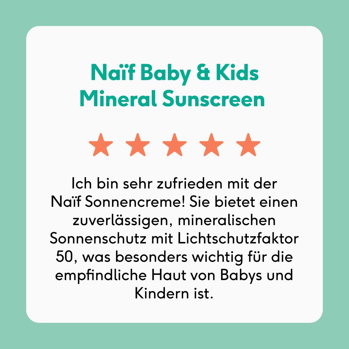 Minerale Zonnebrandcrème SPF50 0% parfum 30ml 