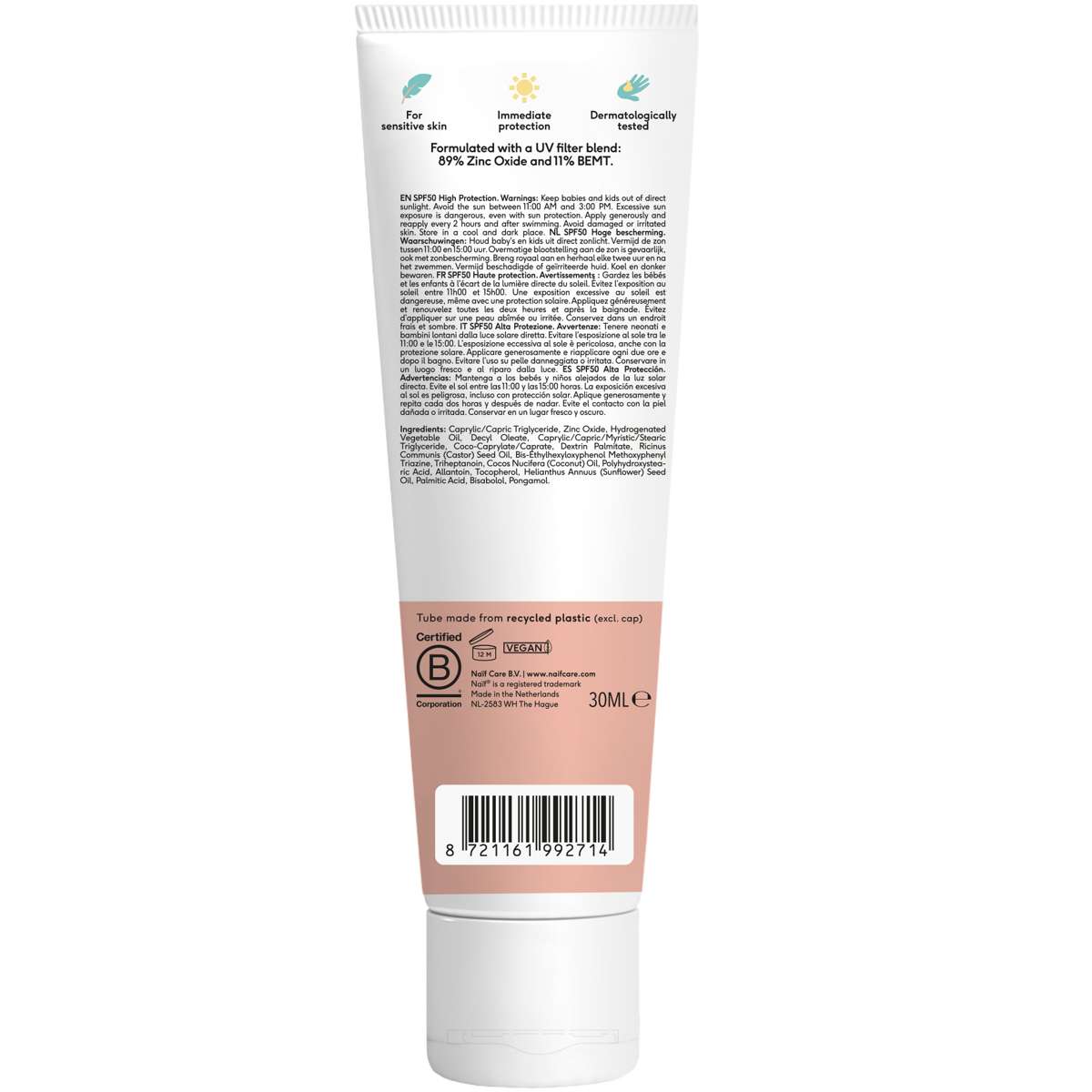 Mineral Sunscreen Baby & Kids SPF50 30ml