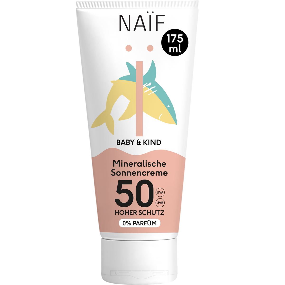 Mineralische Sonnencreme für Babys & Kinder LSF 50 (0% Parfüm, 175ml)