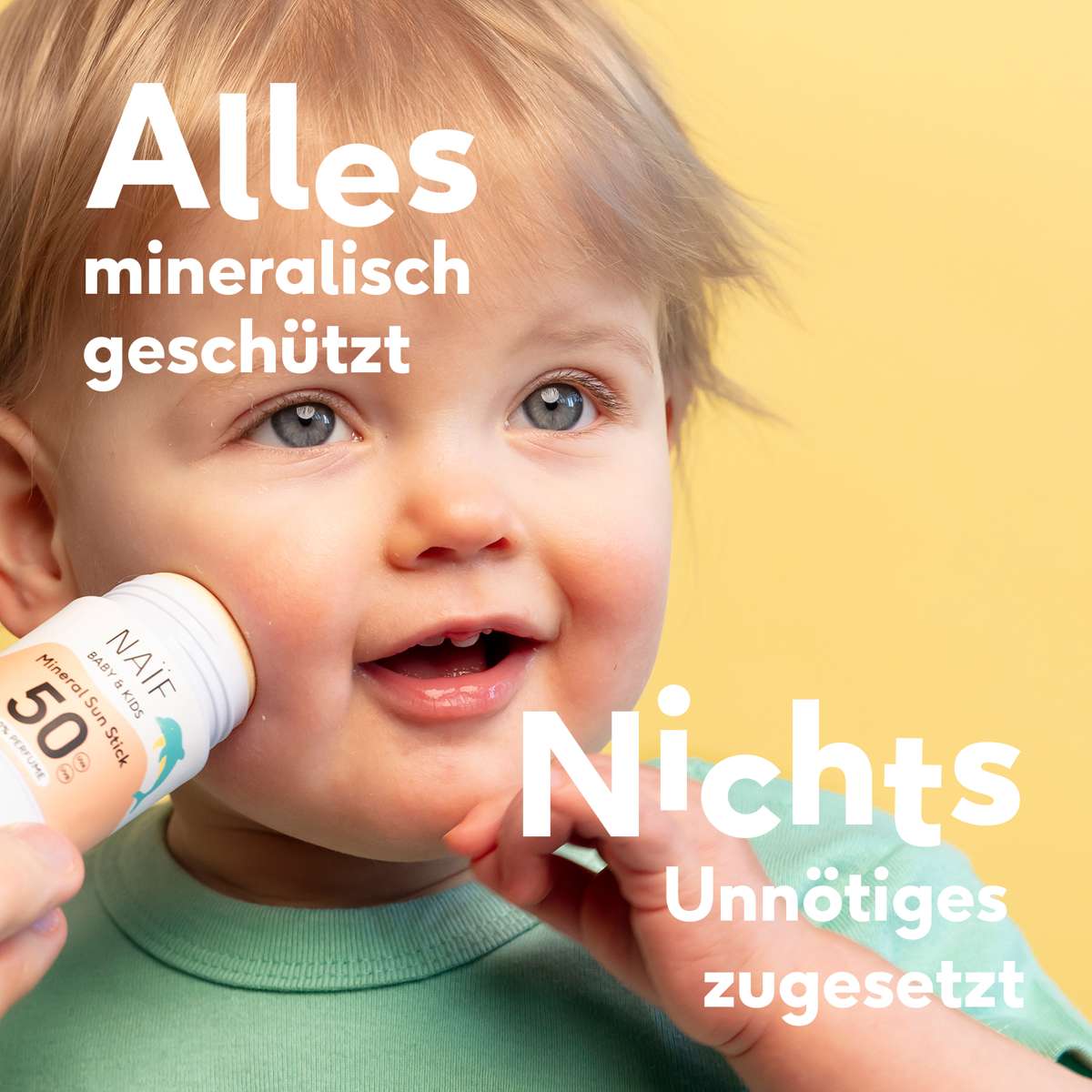 Mineralischer Sonnenschutzstick für Babys & Kinder LSF 50 (36g)
