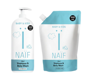 Value Set 2-in-1 Shampoo & body wash 0% Perfume Bottle + Refill 500ml