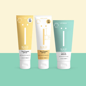 Family Holiday Pack: SPF30 + Baby & kids SPF30 + Aftersun